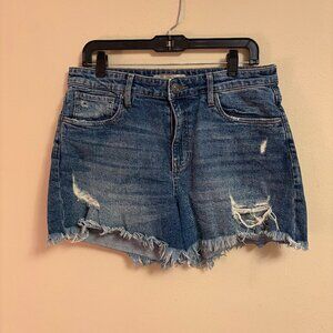 Kut From the Cloth Jane High Rise Long Short (Companion Wash) size 8